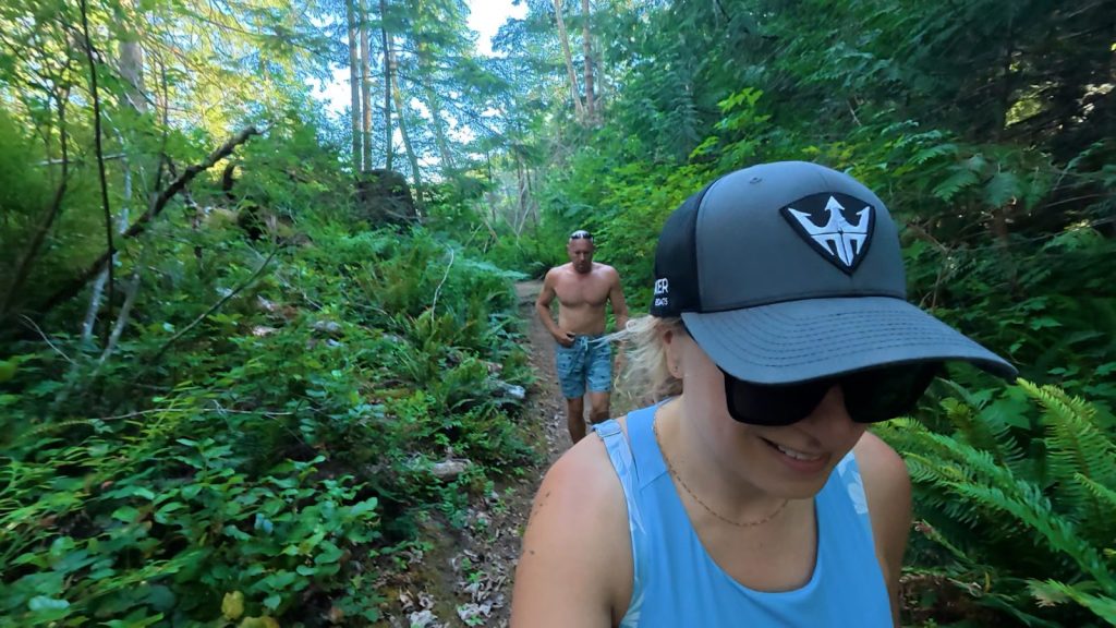 On the trail to Black Lake